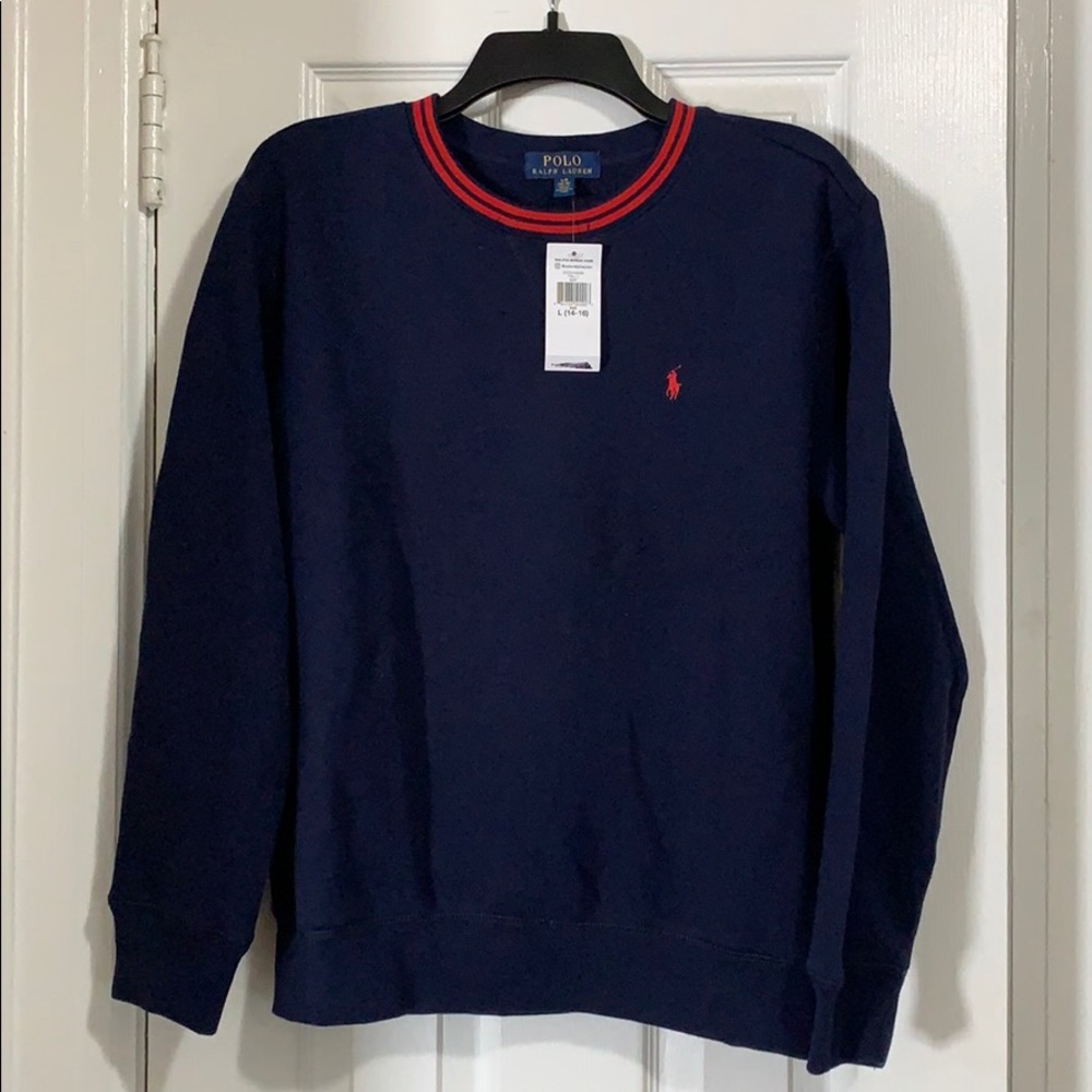 Polo Ralph Lauren, boys crew neck.  Size 14-16.